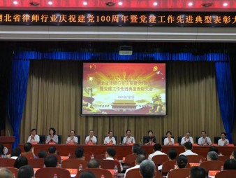 湖北省律师行业党委召开庆祝建党100周年暨党建工作